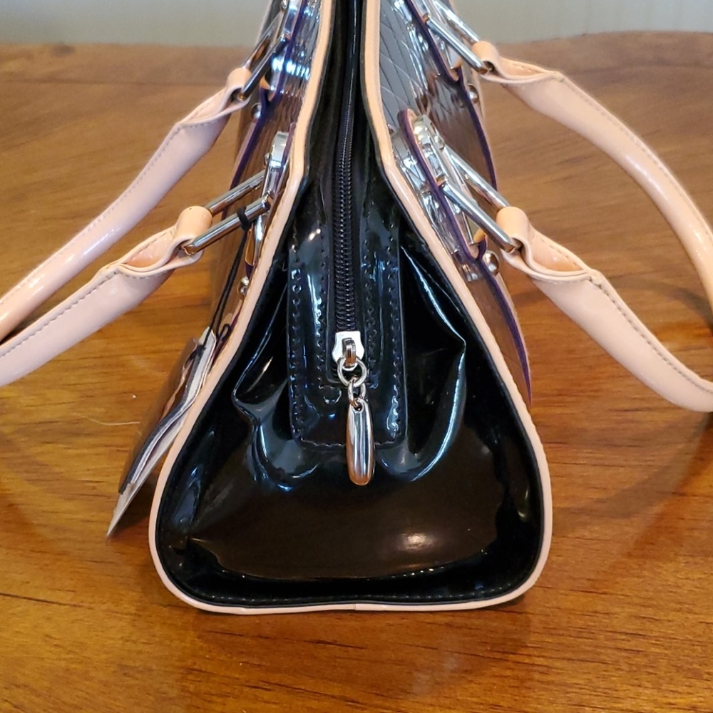 NWT Bravo purple leather handbag - Picture 5 of 14